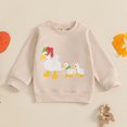thumbnail image 2 of Okbabeha Toddler Baby Girl Boy Farm Outfits Clothes Embroidery Animals Sweatshirt Tops Long Sleeve Shirt Fall Winter Clothes, 2 of 7