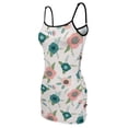 thumbnail image 5 of Ladies Elegant Sling Sleeveless Sexy Dress floral, 5 of 6