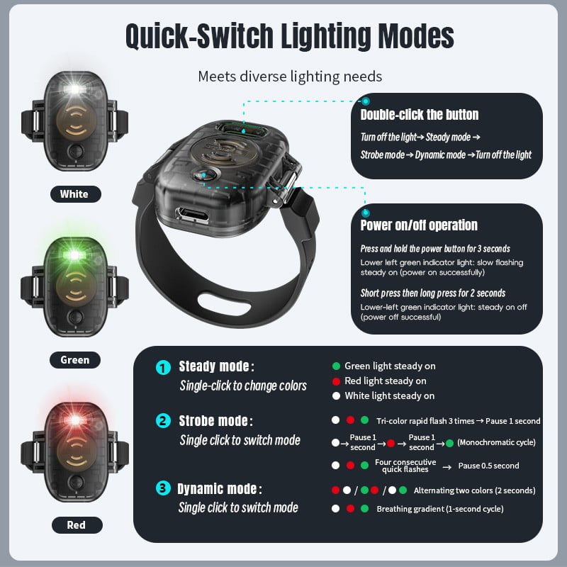 Drone Alarm Buzzer LED Flight Strobe Lights FOR DJI MINI 5 PRO/ Neo 2 / AIR 3S/ AVATA 2 / Mavic 4 Pro, High-decibel alarm & High-Brightness LED Beads