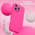 thumbnail image 4 of for iPhone 16 Pro Max Case, Liquid Silicone Case with Camera Protection Soft Gel Rubber Cover with Microfiber Lining Shockproof Protective Phone Case for iPhone 16 Pro Max 6.9", Light Brown, 4 of 5
