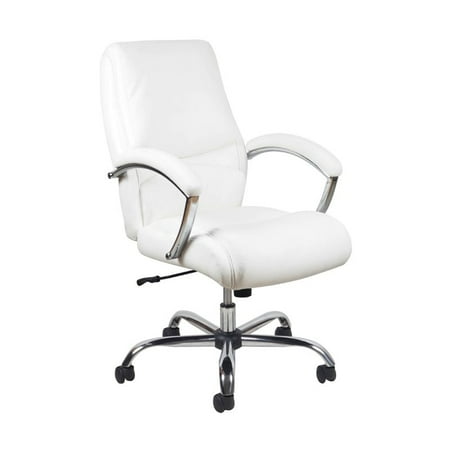Scranton Co Ergonomic High Back Leather Office Chair In White