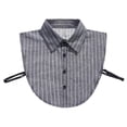 thumbnail image 1 of kusrkot Blouse pour Femmes Col Insert Amovible - Noir, comme Décrit, 1 of 9