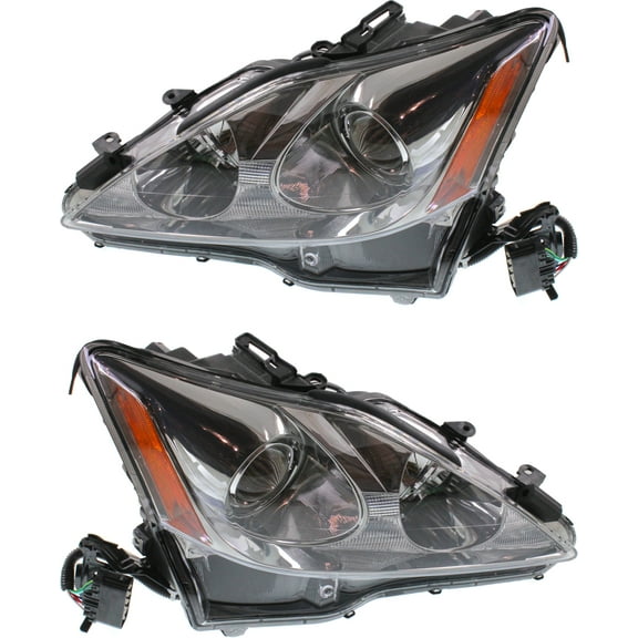 Garage-Pro Driver and Passenger Side Headlight for Lexus IS250 Base 2006-2008 Also Fits IS350 Halogen Without bulb(s) Replaces# 8113053270 8117053270