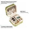 thumbnail image 2 of Map Section Travel Portable Jewelry Stand and Organizer Box - Square Storage Box for Rings, Earrings, Necklaces, Bracelets, and More - Suitable for Girls and Women - Jewelry Boxes for Travel, 2 of 6