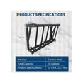 thumbnail image 2 of EastVita Livestock Feeder 27 inch 16 Gallon Large Capacity Heavy-Duty Steel Goat Hay Rack Long Wall Mounted Horse Hay Holder Multiple Sided Feeding Rack For Sheep Farm Livestock Indoor Outdoor, 2 of 7
