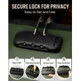 thumbnail image 2 of Fireproof Document Bag with Lock and Zipper &acirc; Water-Resistant Money Pouch with Reflective Strip, Wide Opening, Large Capacity (1.57" x 13.78" x, 2 of 8