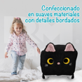 thumbnail image 2 of Peluche Gato Rm Regalomex Forma Cuadrada Almohada de Gato Negro Mediano, 2 of 8