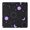 White-196, variant on Fitted Tablecloth Gothic Cosmic Lunar Night Starry Art Style, Waterproof Vinyl with Elastic Edge, Backed for Indoor and Patio