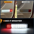 thumbnail image 6 of Nilight 2Pcs LED Interior Door Panel Courtesy Warning Lights White Red for Chevy GMC Silverado Sierra 1500 2500 3500 HD Suburban Cadillac Escalade Hummer H2, 6 of 7