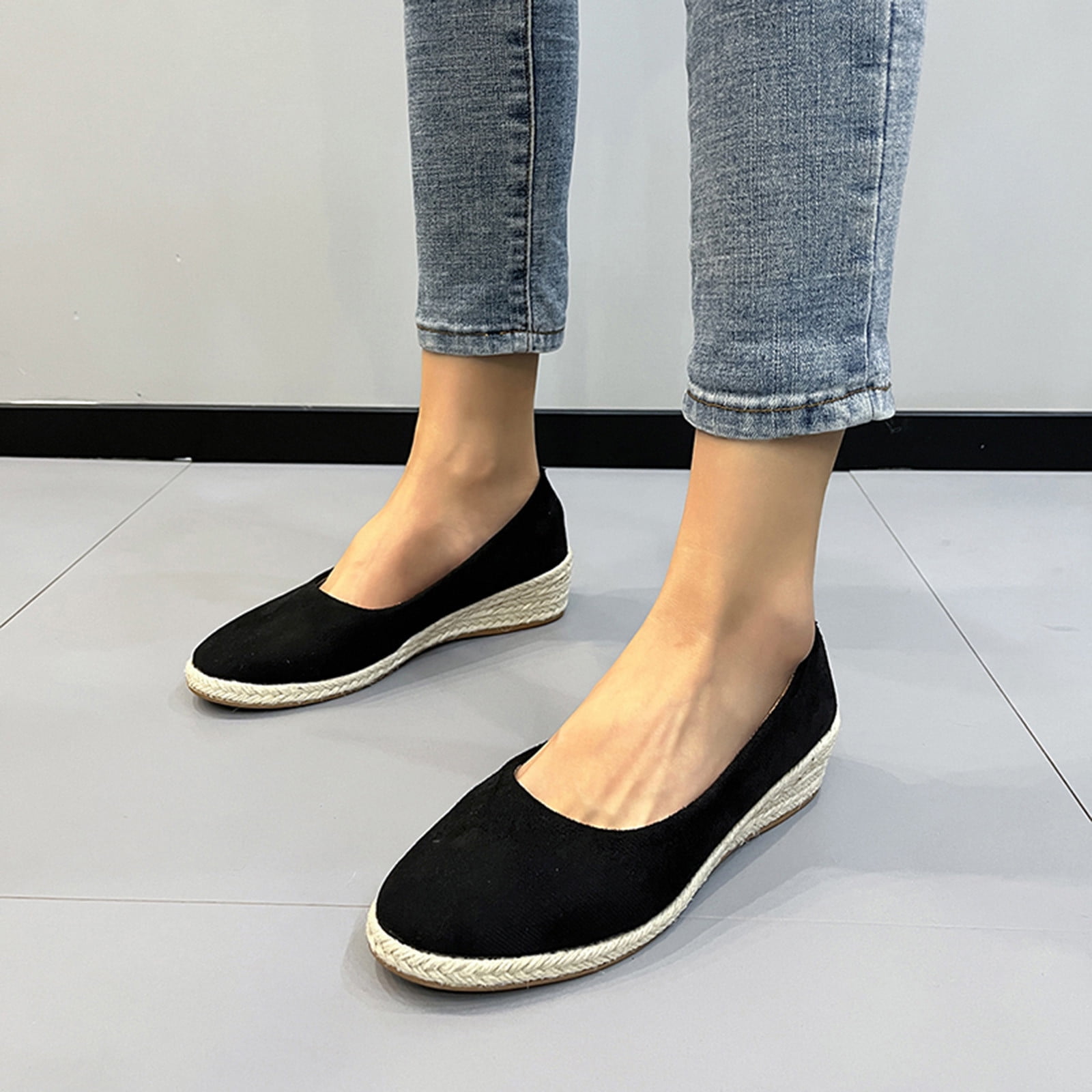 dressy black flats