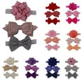 thumbnail image 3 of EnJoCho 3Pcs Kids Floral Headband Girls Baby Elastic Bowknot Accessories Hairband Set Toddler Kids Casual Fashion Headwear, 3 of 3
