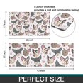 thumbnail image 7 of Bulldog Dog and Love Heart Kitchen Rugs Sets Of 2,Anti Fatigue Kitchen Mat Rugs Non Slip Washable,Decorative Kitchen Floor Mats for Kitchen,Sink,Laundry,17"x30"+17"x47", 7 of 7