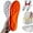 Orange*2, variant on 2 PCS Steppers Insoles for Men/Women, Steppers Massage Insoles, 4d Soft Memory Foam Cushioning Sports Cloud Insoles for Men (Orange*2, S)