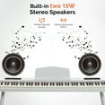 thumbnail image 4 of Ktaxon 88-Key Digital Piano, Semi-Weighted Keys Electric Piano with Pedal for Beginner, 4 of 8