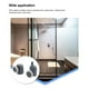 thumbnail image 2 of Wosthever Ruedas para puerta de ducha, polea para armario de sala de estar, balcón, puertas de vidrio para baño, ruedas ajustables, piezas de repuesto Accesorios de baño Superior 27mm Wosthever HA084068-05, 2 of 6