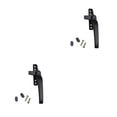 thumbnail image 3 of stanreset 1/2/3/5 Window Handle Home Hardware Lever Casement Locking Handles Convenience Balcony Handily Install Decorative Cap Gray Rustproof Right Black 2PCS, 3 of 6