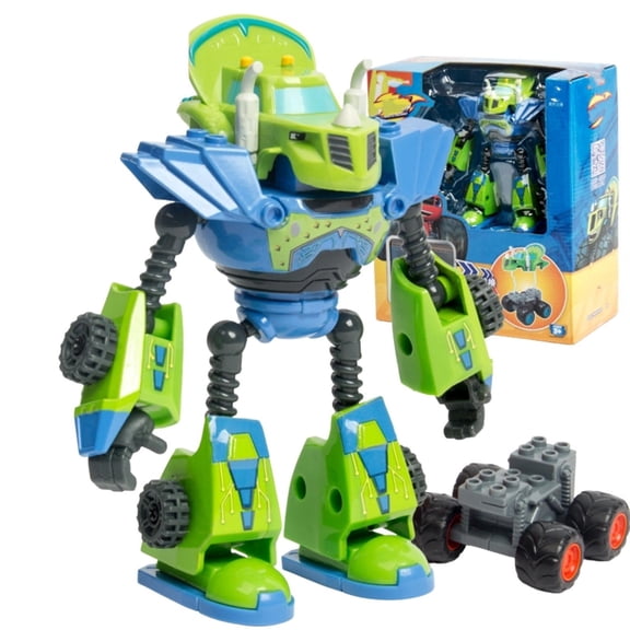Assemble a Robot - 4.72'' Buildable Robot - Toy Figures with Unique Accessories Building Kit Toy Educational Toys Cool Christmas Gift Birthday Gift Desktop Ornament Decoration(Red)