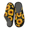 thumbnail image 2 of IAUYY Memory Foam House Slippers Suitable for Both Men and Women. Comfortable, Anti-Slip Plush Flat-Bottomed Slippers The Best Holiday Gift Sunflower, 2 of 9