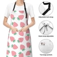 thumbnail image 6 of Uemuo Strawberry Pattern Waterproof Apron Adjustable Dishwasher Apron- Apron for Women Men Heavy Duty Work Apron for Dishwashing Chemical Lab, 6 of 9