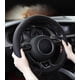 thumbnail image 3 of Car Steering Wheel Cover Universal Microfiber Leather Steering Wheel Covers 37-38cm / 15 Non-Slip Breathable Durable (Black Color), 3 of 5