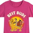 thumbnail image 3 of The Lion King - Simba, Pumbaa, & Timon Best Buds - Toddler & Youth Girls Short Sleeve Graphic T-Shirt, 3 of 5