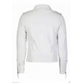 thumbnail image 2 of Motorcycle Riding Jacket White Motorcycle Jacket Leather Biker Jacket Mens Motorcycle Leather Jacket Mens Best Leather Motorcycle Jacket size XXXS, 2 of 4