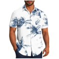 thumbnail image 2 of Awdenio Mens Shirts Short Sleeve Button Down Bowling Shirts Retro Summer Tropical Beach Casual Dress Shirt for Men, 2 of 6