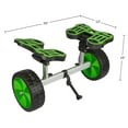 thumbnail image 6 of RAD Sportz Kayak Cart - 220lb Capacity Canoe Dolly with Airless Tires, Aluminum Frame, and Straps for Small Watercraft - Green - Kayak Accessories, 6 of 9