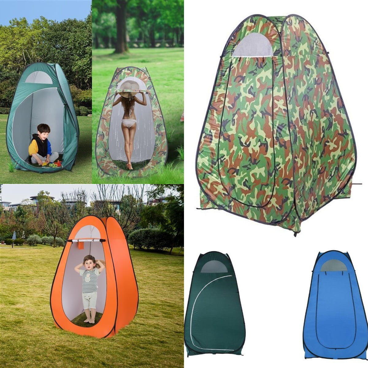 Mountain Warehouse Pop Up Shower & Toilet Tent Water Resistant 