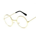 thumbnail image 1 of Monture Ronde Vintage en Métal Lentille en Résine Lunettes pour Enfants Accessoire de Studio de Photographie, 1 of 8