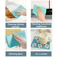 thumbnail image 2 of Swedish Wholesale Swedish DishCloths for Kitchen- 12 Pack Reusable Paper Towels for Counters & Dishes - Eco Friendly Cellulose Sponge Cloth - Assorted, 2 of 5