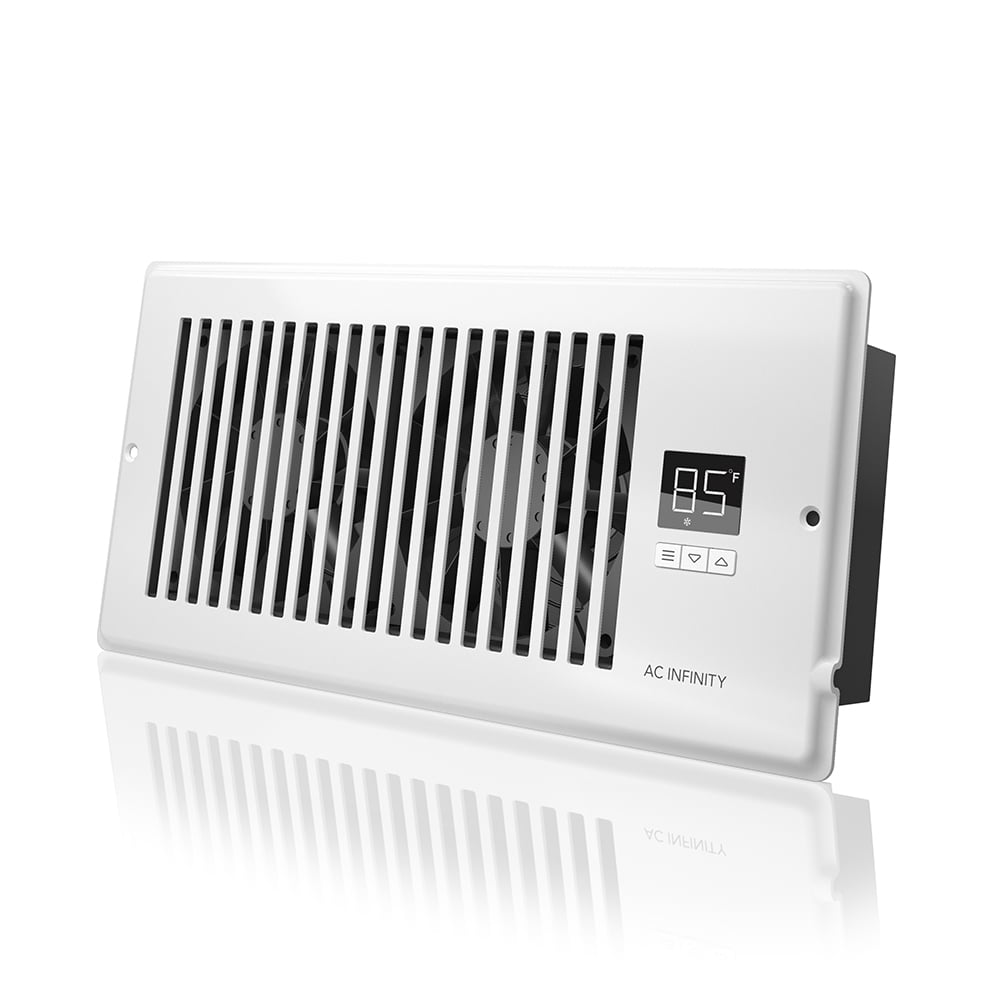 AC Infinity AIRTAP T4, Quiet Register Booster Fan with Thermostat