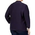 thumbnail image 2 of Charter Club Womens Open-Front Cardigan Sweater, Blue, 1X, 2 of 2