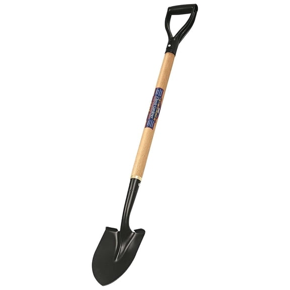 31280 Classic Gardener Round Point Shovel, D-Handle, 32-Inch