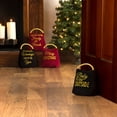 thumbnail image 2 of Pavilion Gift Company Pavilion-Baby It's Cold Outside-Black Velvet 6 Inch Tall-2 Pounds Door Stopper, 6", 2 of 6