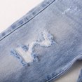 thumbnail image 7 of KIDSCOOL SPACE Baby Little Girls Boys Jeans,Elastic Band Inside Ripped Fashion Denim Pants,3-4 Yeras, 7 of 7
