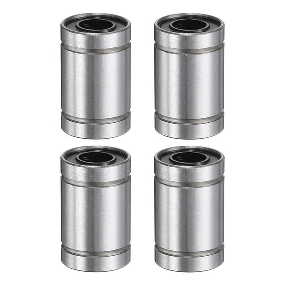4Pcs LM6UU Linear Bearing  6mm Bore 12mm OD 19mm Length for CNC Machine 3D Printer