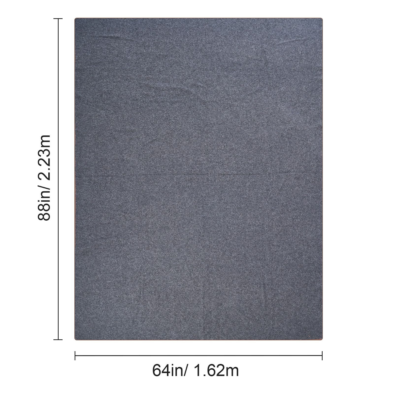 Wool Camping Blanket 64x88 Inch 80% Wool Blend Flame Retardant V-0 for Outdoor Hiking Camping