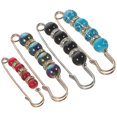 thumbnail image 1 of 4pcs Decorative Brooch Pins Pearl Brooch Pins for Women Sweater Clothes Clip Brooches, 1 of 5