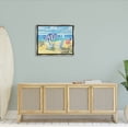 thumbnail image 2 of Stupell Industries Summer Sun Sailboat Chairs Painting Luster Gray Floating Framed Canvas Print Wall Art, Design by Paul Brent, 2 of 6