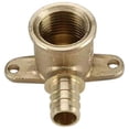 thumbnail image 3 of Elkhart Supply Fresh Water Fitting 51181 BestPEX; Adapter; 1/2 Inch PEX x 1/2 Inch Female Pipe Thread; Drop-Ear Elbow; Brass; With Barcoded, 3 of 5