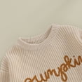 thumbnail image 4 of Okbabeha Toddler Baby Girl Boy Knit Sweater Pumpkin Long Sleeve Pullover Crewneck Sweatshirt Fall Halloween Baby Clothes, 4 of 7