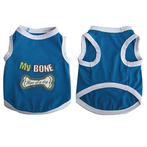 Iconic Pet Pretty Pet My Bone Tank Top, XX Small