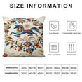 thumbnail image 5 of COMIO Decorative Throw Pillows Cover Boho Farmhouse Square Pillow Case for Couch Sofa Bed, Plant Floral Patterns Home Decor Pillows Cover, Pattern Fall Pillow Cover, 5 of 5