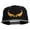 Black Silver, variant on Abstract Wings Design Embroidered Snapback Cap - Black Silver OSFM