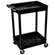 Luxor- H Wilson RPSTCS11-B 2 Shelf Tub Cart
