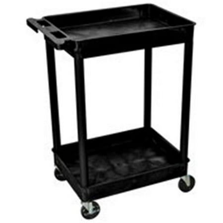 Luxor- H Wilson RPSTCS11-B 2 Shelf Tub Cart