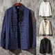 thumbnail image 4 of Men Chinese Traditional Kung Fu Tai Chi Coat Tang Suit Uniform Jacket Clothing, 4 of 8