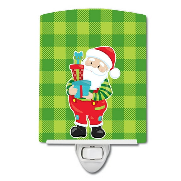 Caroline's Treasures BB9019CNL Christmas Santa Claus #3 Ceramic Night Light, 6x4x3", multicolor