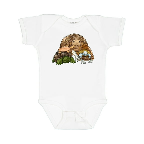 Inktastic Cute Pile of Turtles Boys or Girls Baby Bodysuit